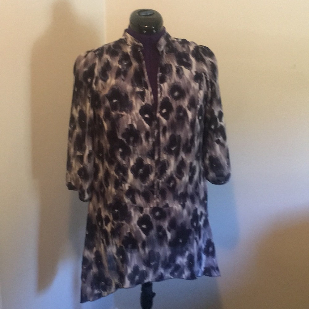 Chiffon tunic top